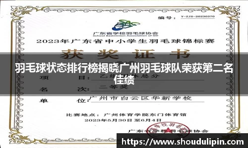 羽毛球状态排行榜揭晓广州羽毛球队荣获第二名佳绩